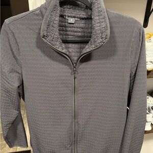 Lightweight Gray Women's Zip-Up Shirt Jacket